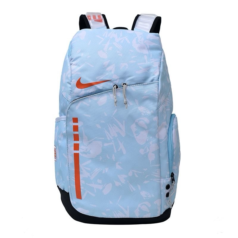 Nike Elite Basketball Backpack "Cloud Blue / Orange"
