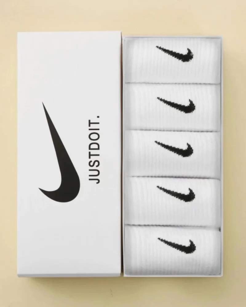 Nike Socks "White" (5 Pack)