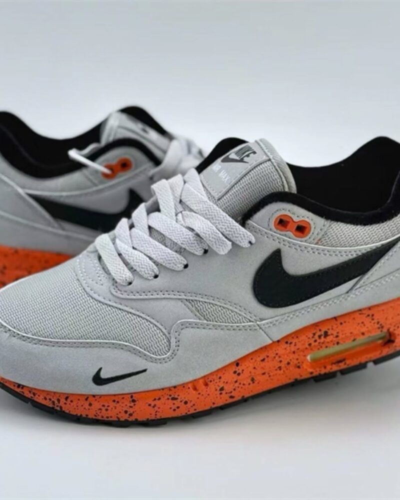 Nike Air Max 1 Safari "Grey / White / Vibrant Orange"