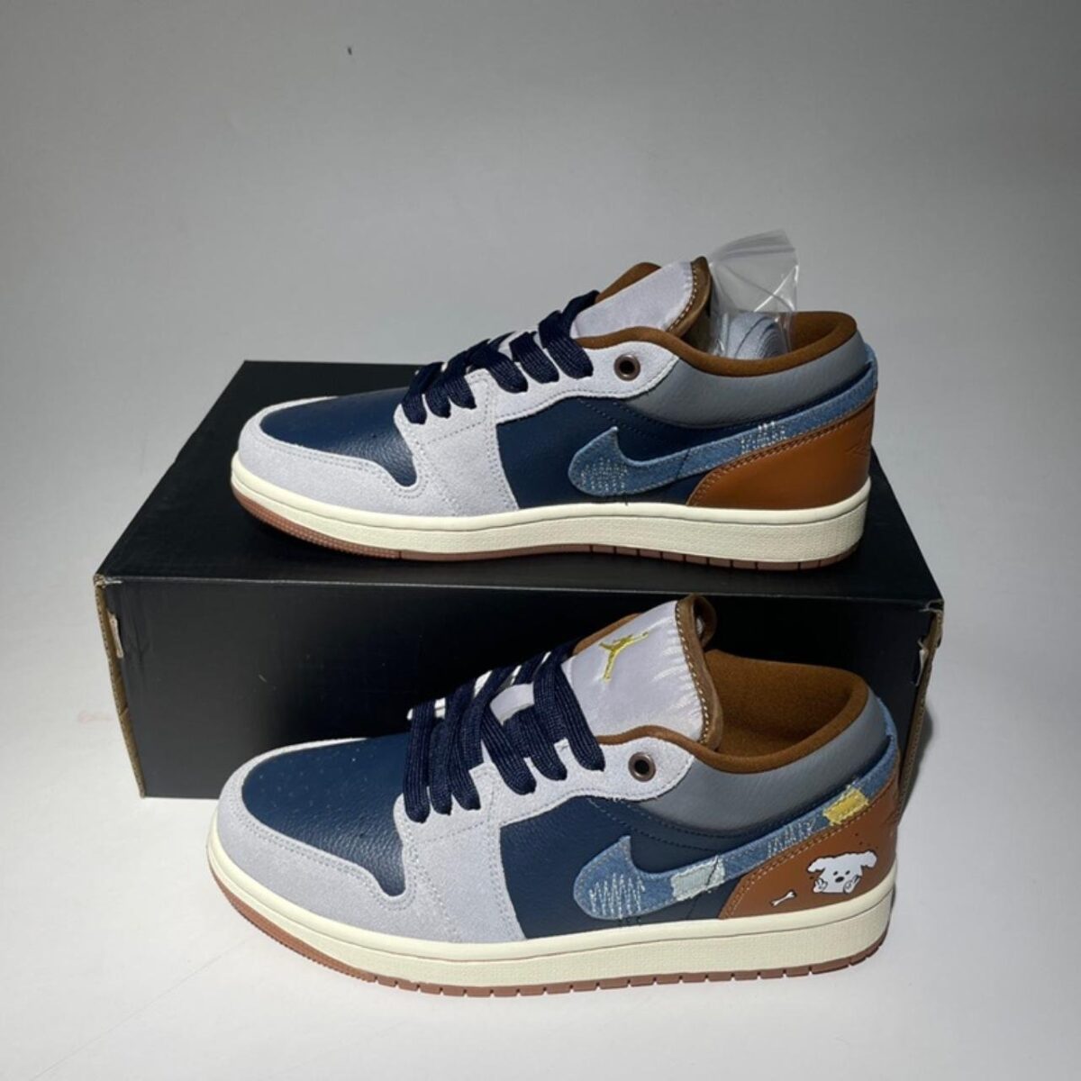 Air Jordan 1 Retro Low SE "Blue/Grey/Brown"
