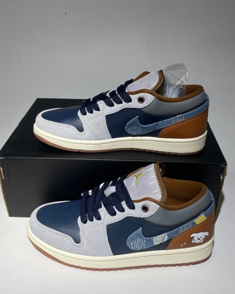 Air Jordan 1 Retro Low SE "Blue/Grey/Brown"